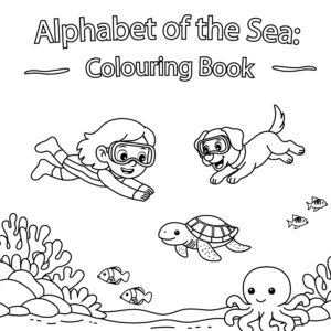 Alphabet of the Sea: Colouring Book